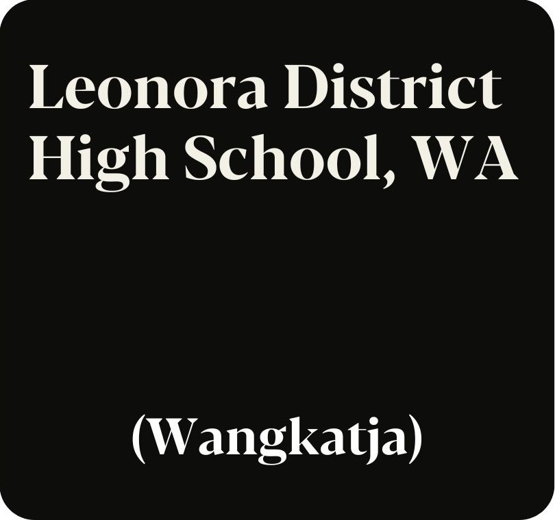 Leonora District High School, WA (Wangkatja)