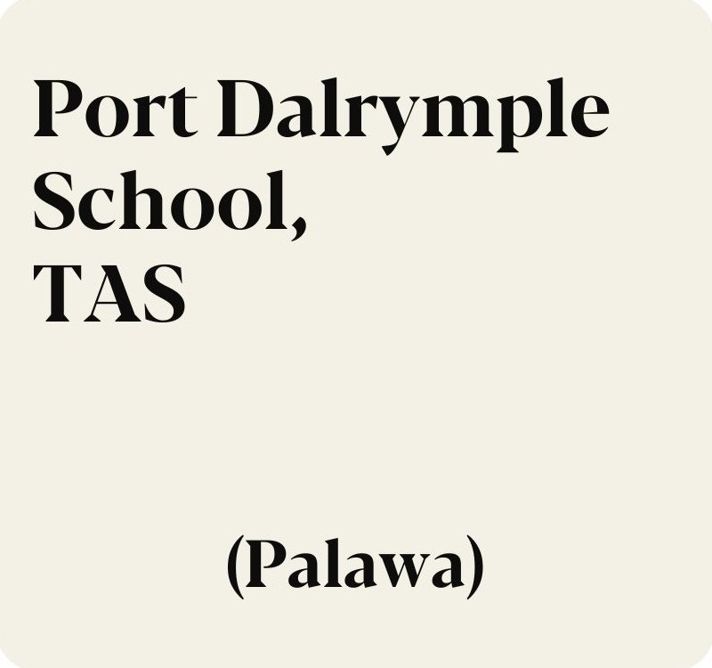  Port Dalrymple School, Tasmania