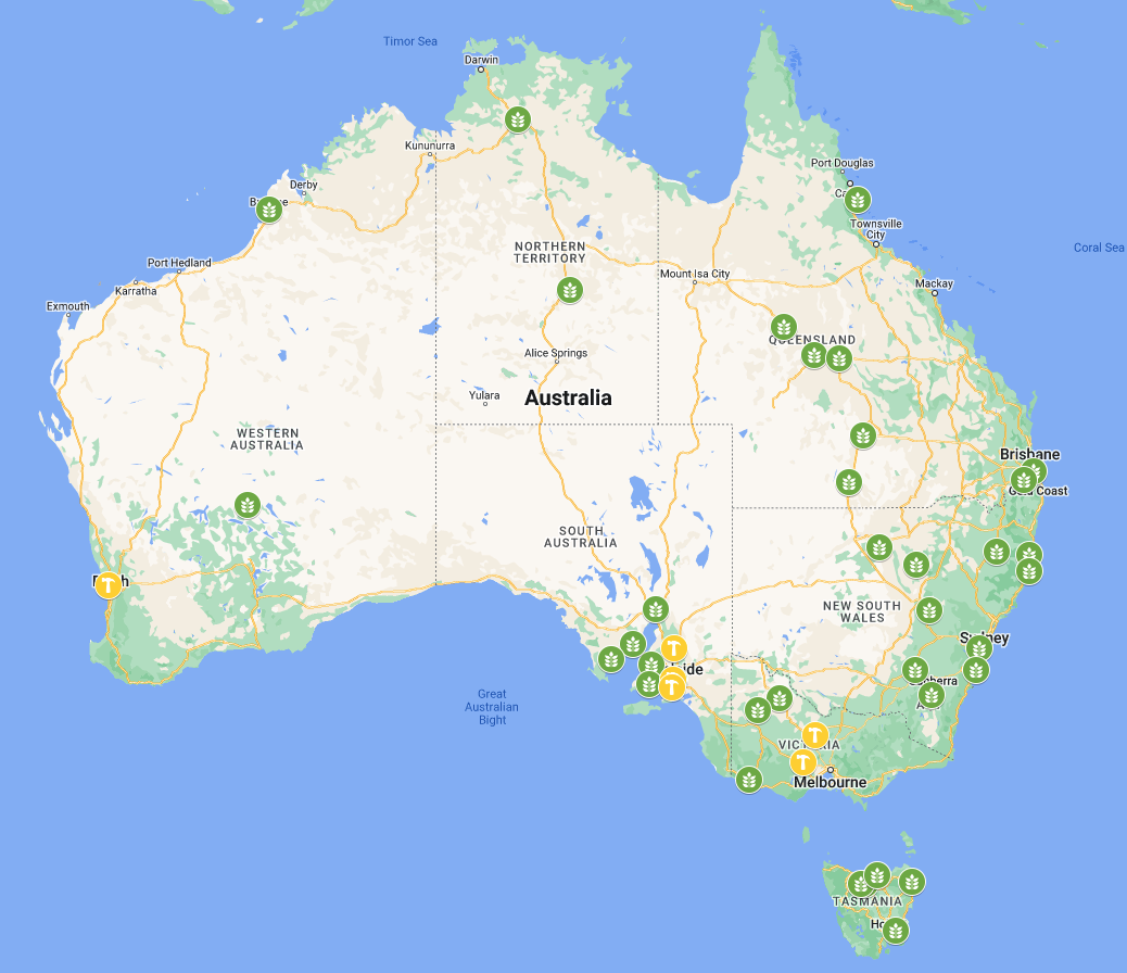 Food Ladder map