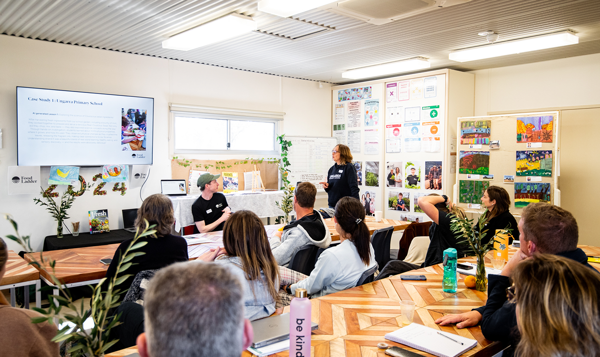 Students and Green house